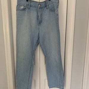 Madewell perfect vintage jean size 32